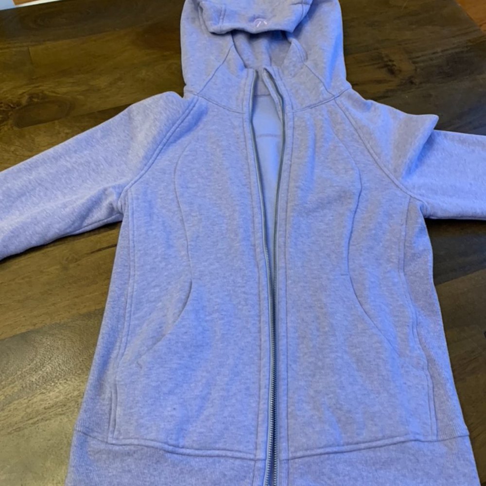 Cornflower blue Lululemon Scuba jacket - Picture 5 of 8